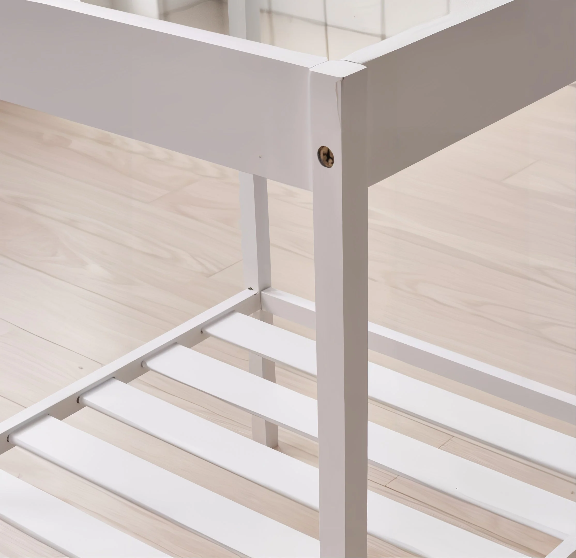 2-Tier Side Table with Tempered Glass Top - Image 6