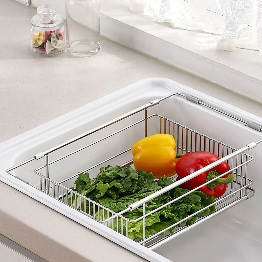 Adjustable Stainless Steel Dish Drying Rack