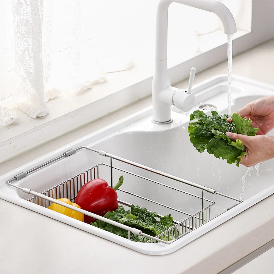 Adjustable Stainless Steel Dish Drying Rack - Image 6