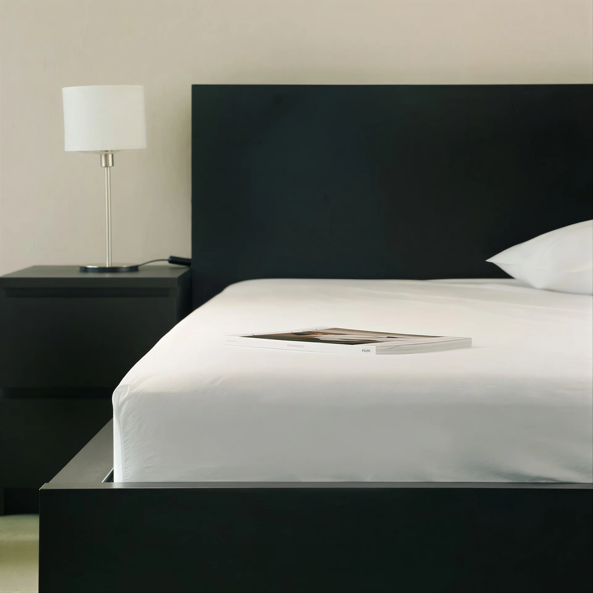 Around Hotel Bedding 60s High Density Cotton Fitted Sheet - Image 4
