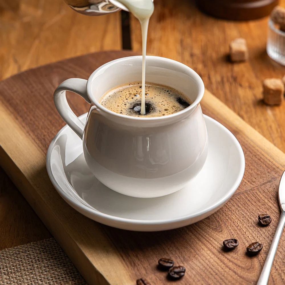 Hangari Ceramic Mug & Saucer Set - Image 5