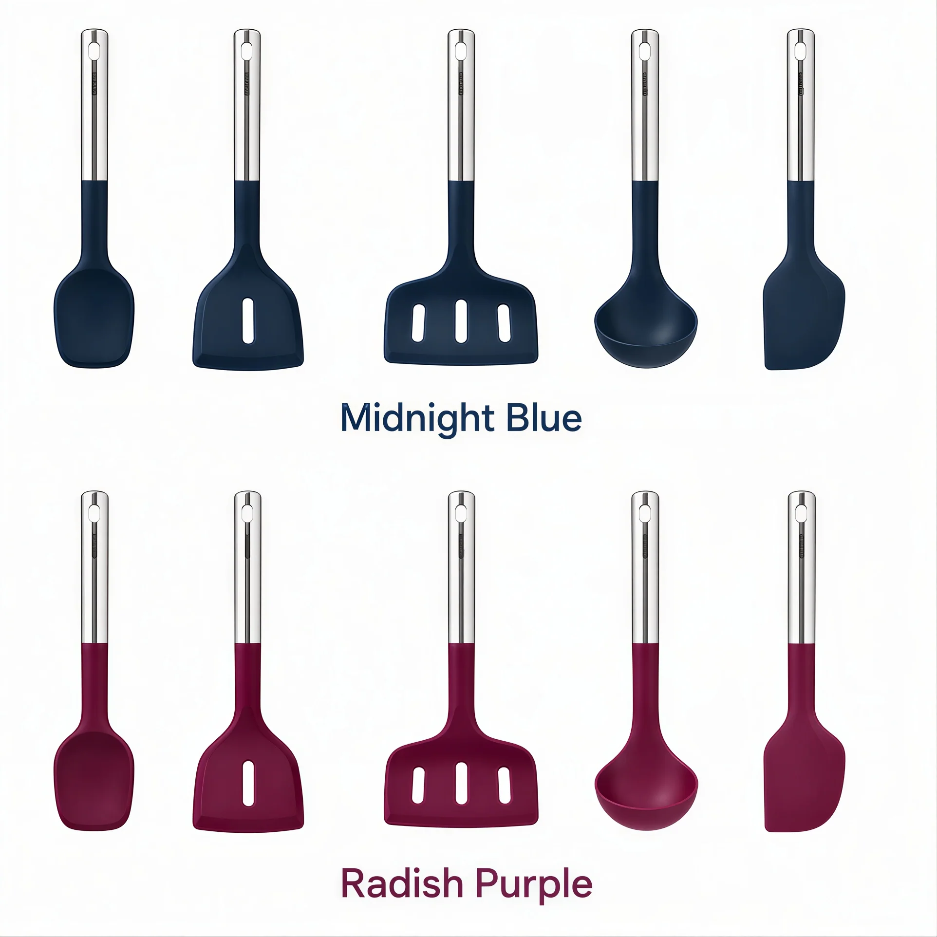 Bold Silicone Kitchen Tool Set (5-Piece) - Image 4