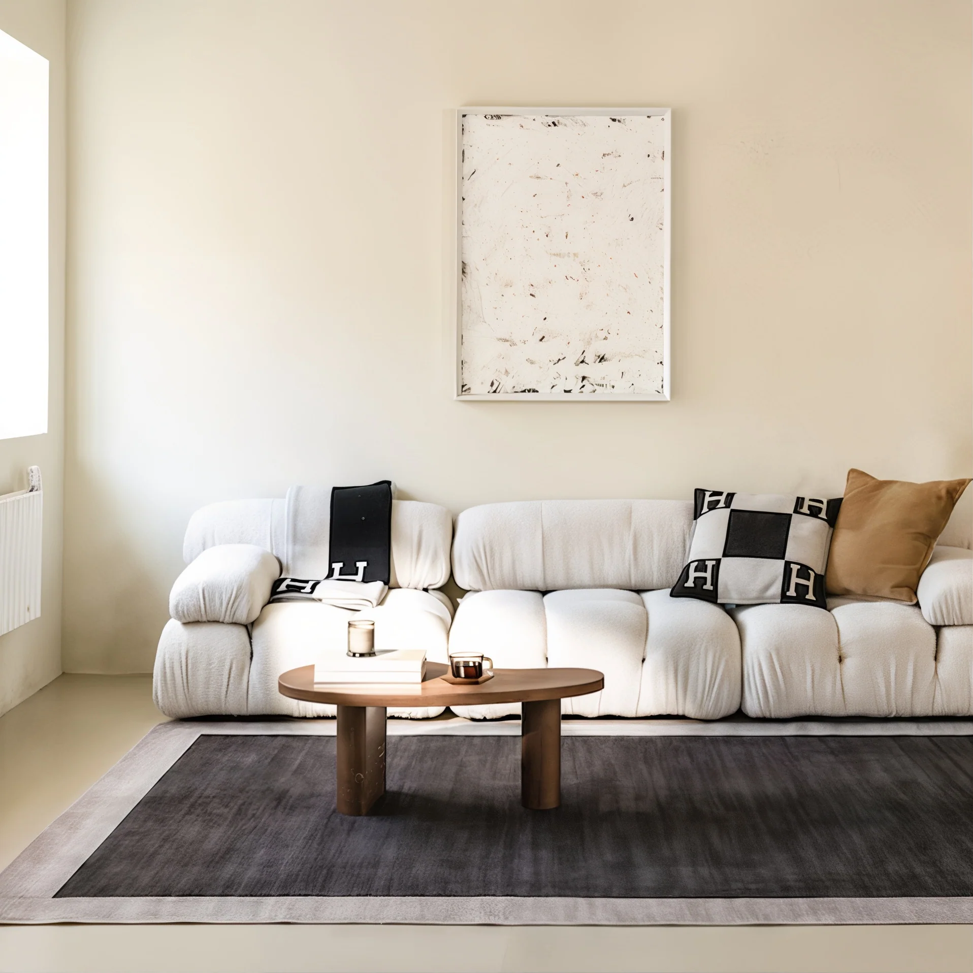 Border Pattern Washable Rug - Image 7
