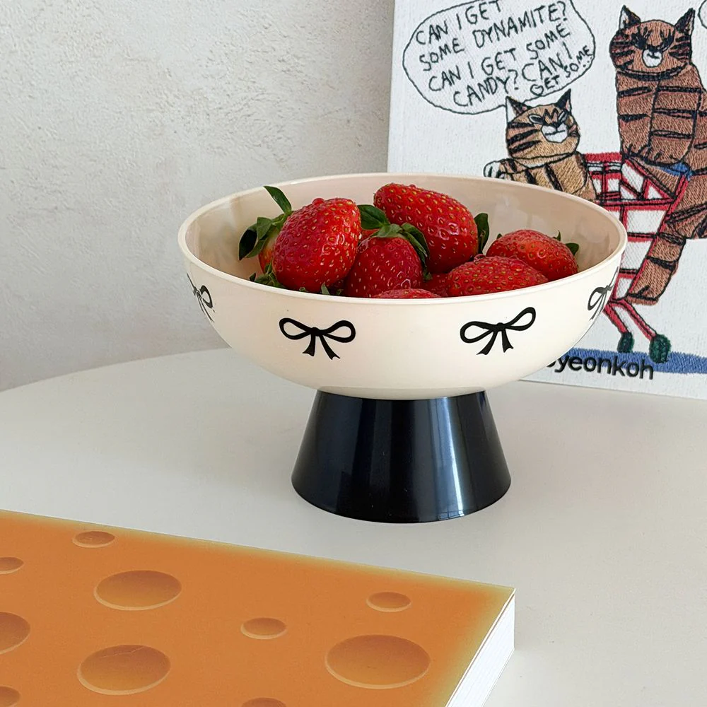 Bow Pedestal Fruit Bowl with Drain - Image 7