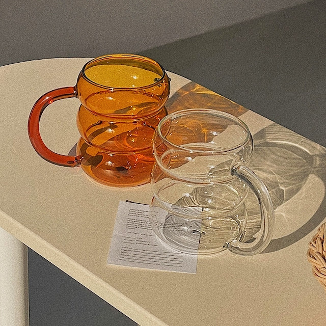 Bubble Heat-Resistant Glass Mug - Image 2