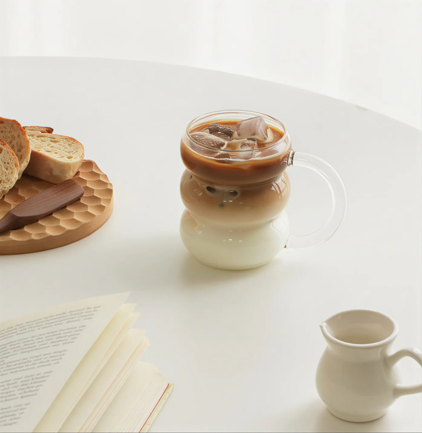 Bubble Heat-Resistant Glass Mug - Image 3