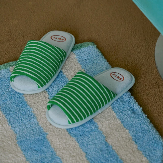 BWTZ Terry Stripe Indoor Slippers - Image 3