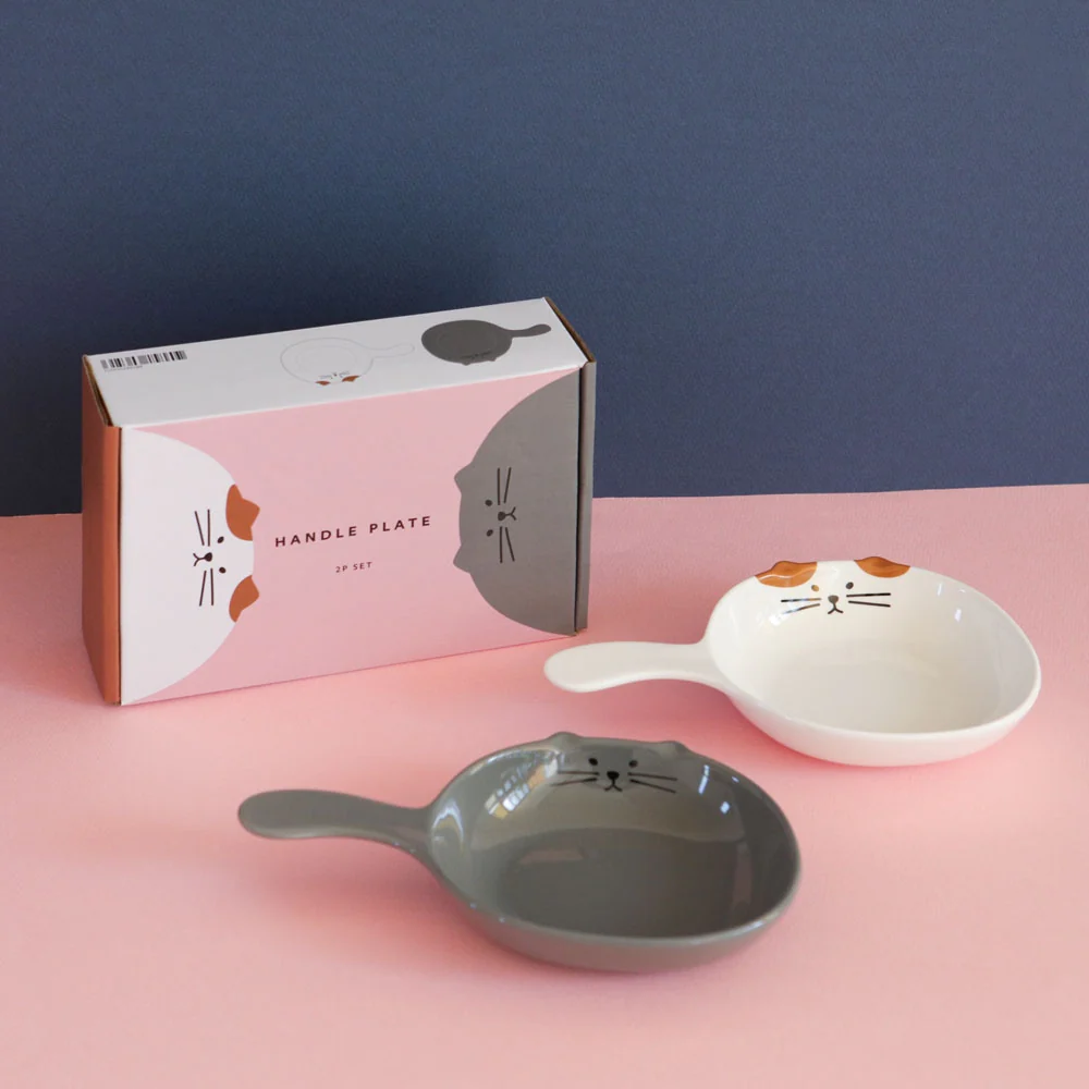 Cat Handle Plate Set of 2 - Image 4
