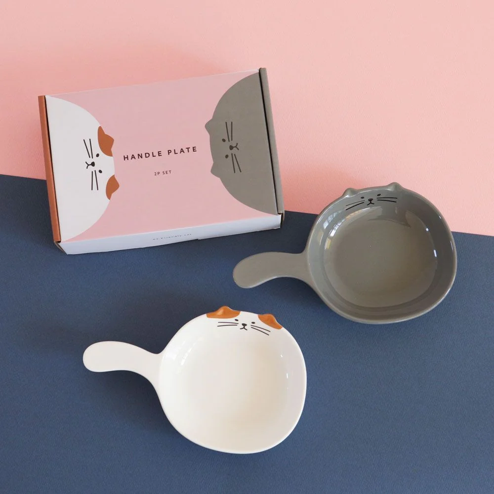 Cat Handle Plate Set of 2 - Image 5