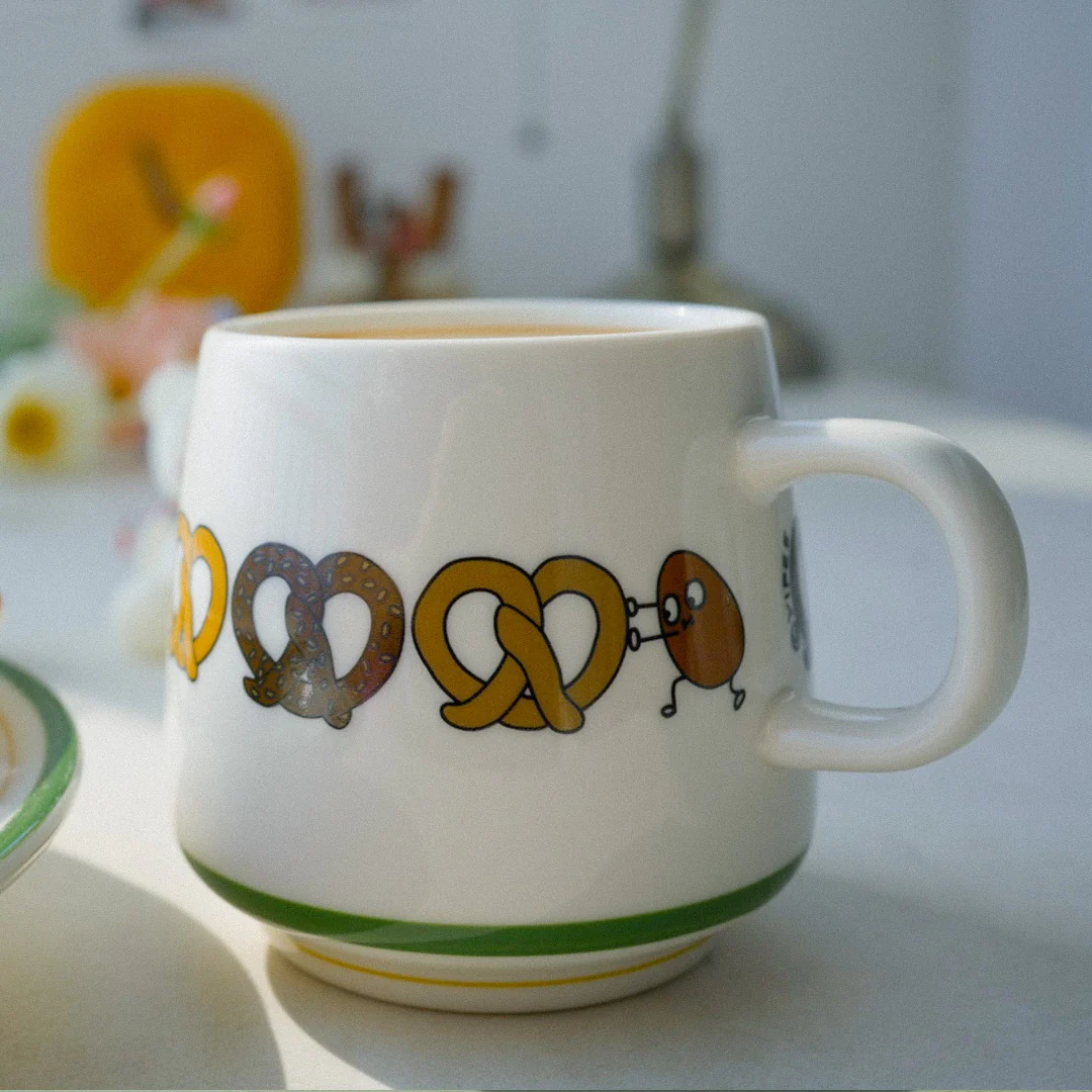 Ceramic Coffee Latte Soup Mug - Image 3