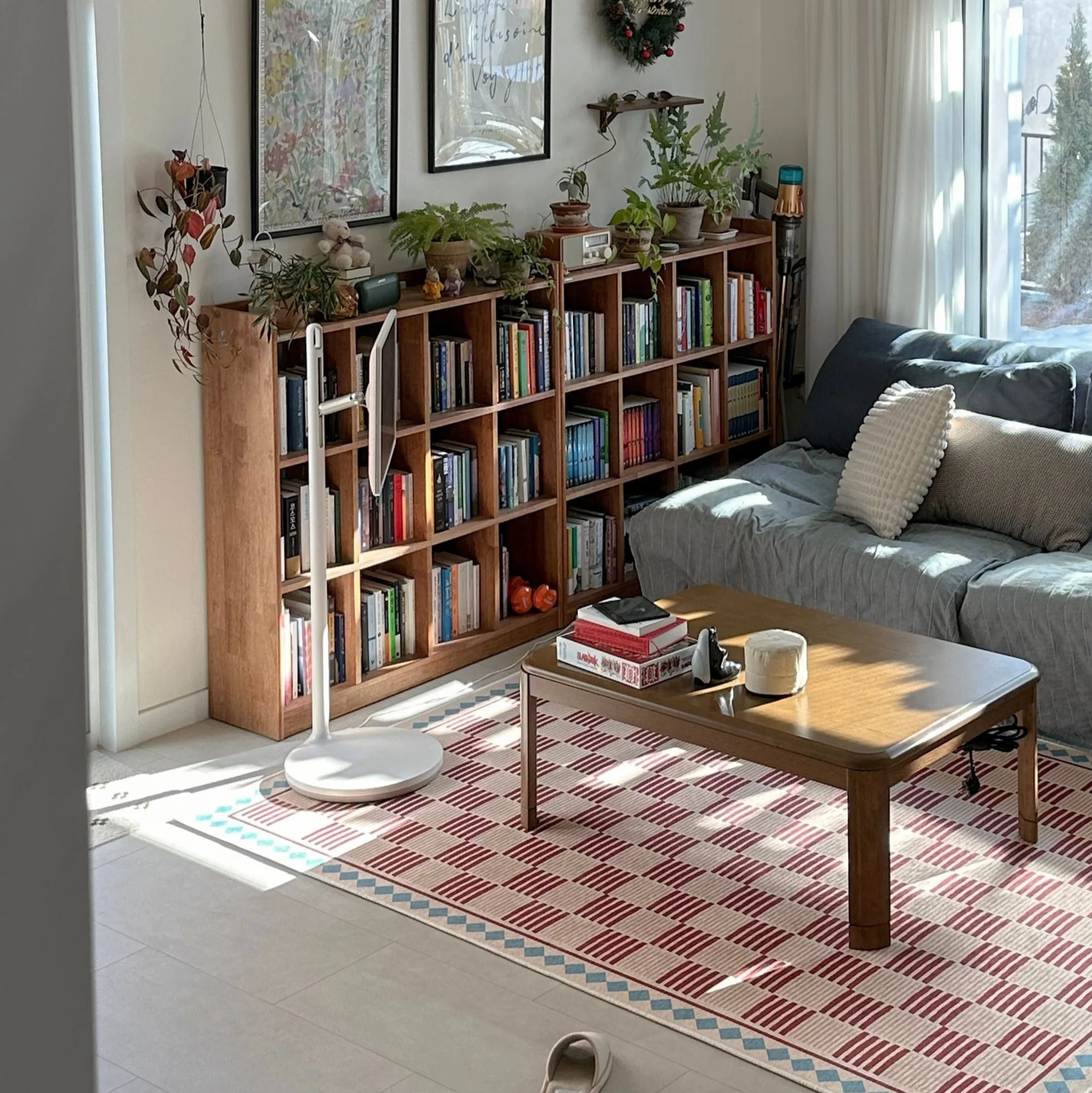 Checkered Flatweave Rug - Image 5