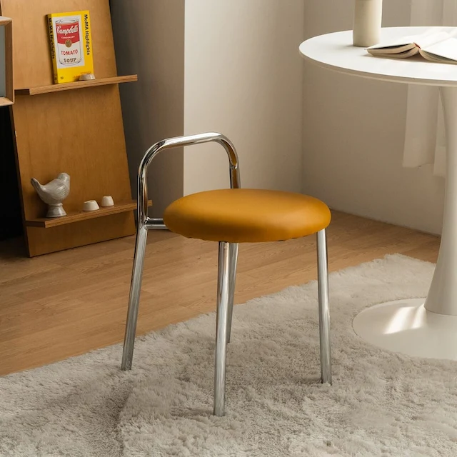 Chrome Loop Back Chair - Image 5