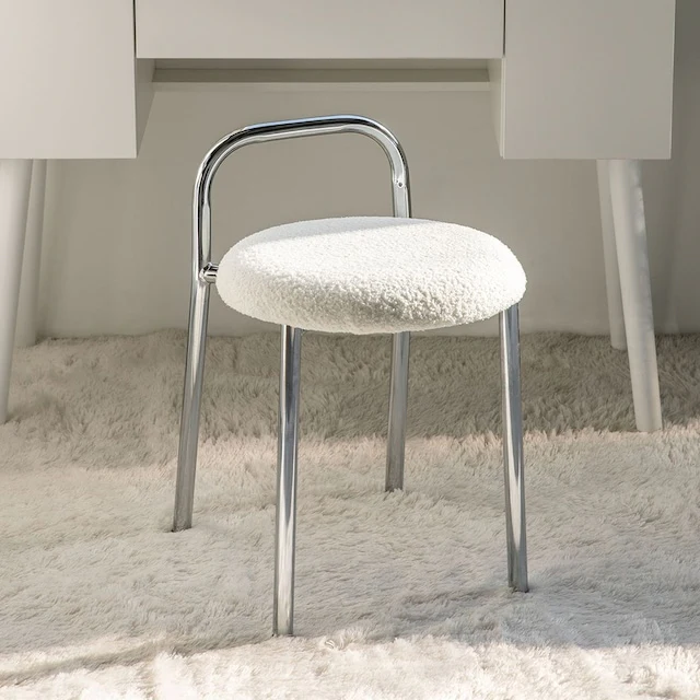 Chrome Loop Back Chair - Image 7