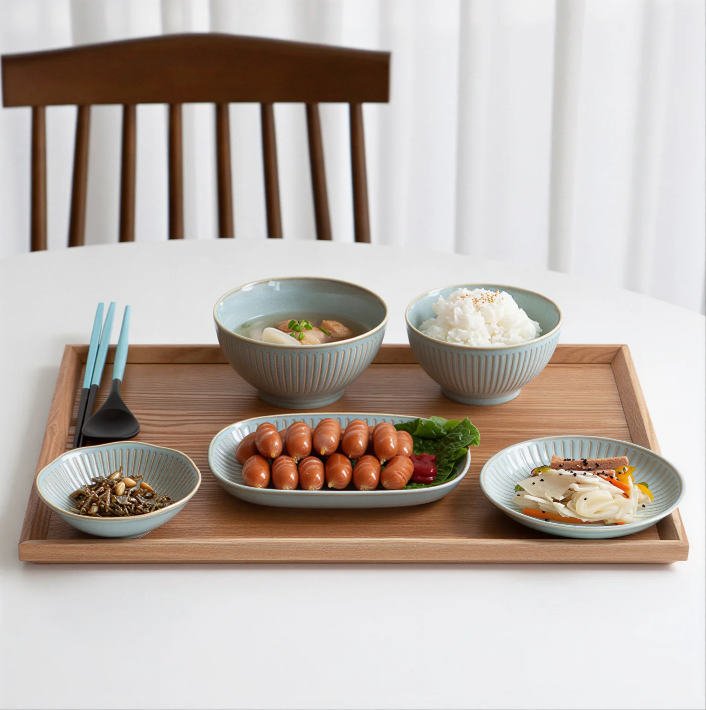 Classic Wooden Rectangular Tray - Image 4