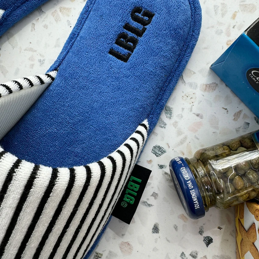 Comfort Stripe Towel Slippers - Image 10