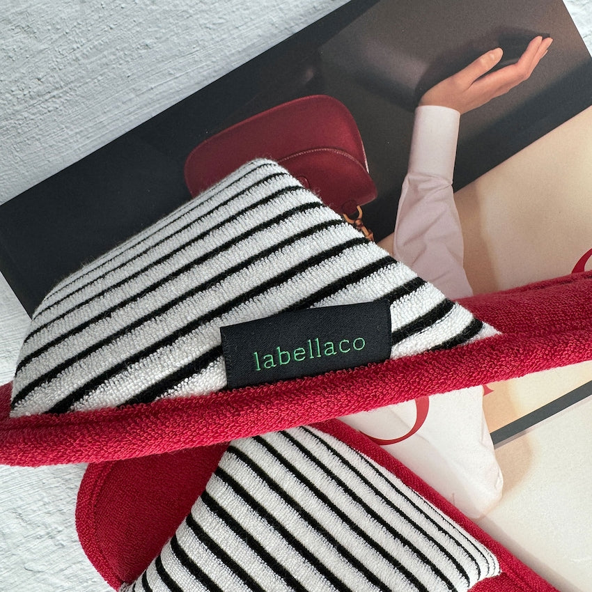 Comfort Stripe Towel Slippers - Image 6