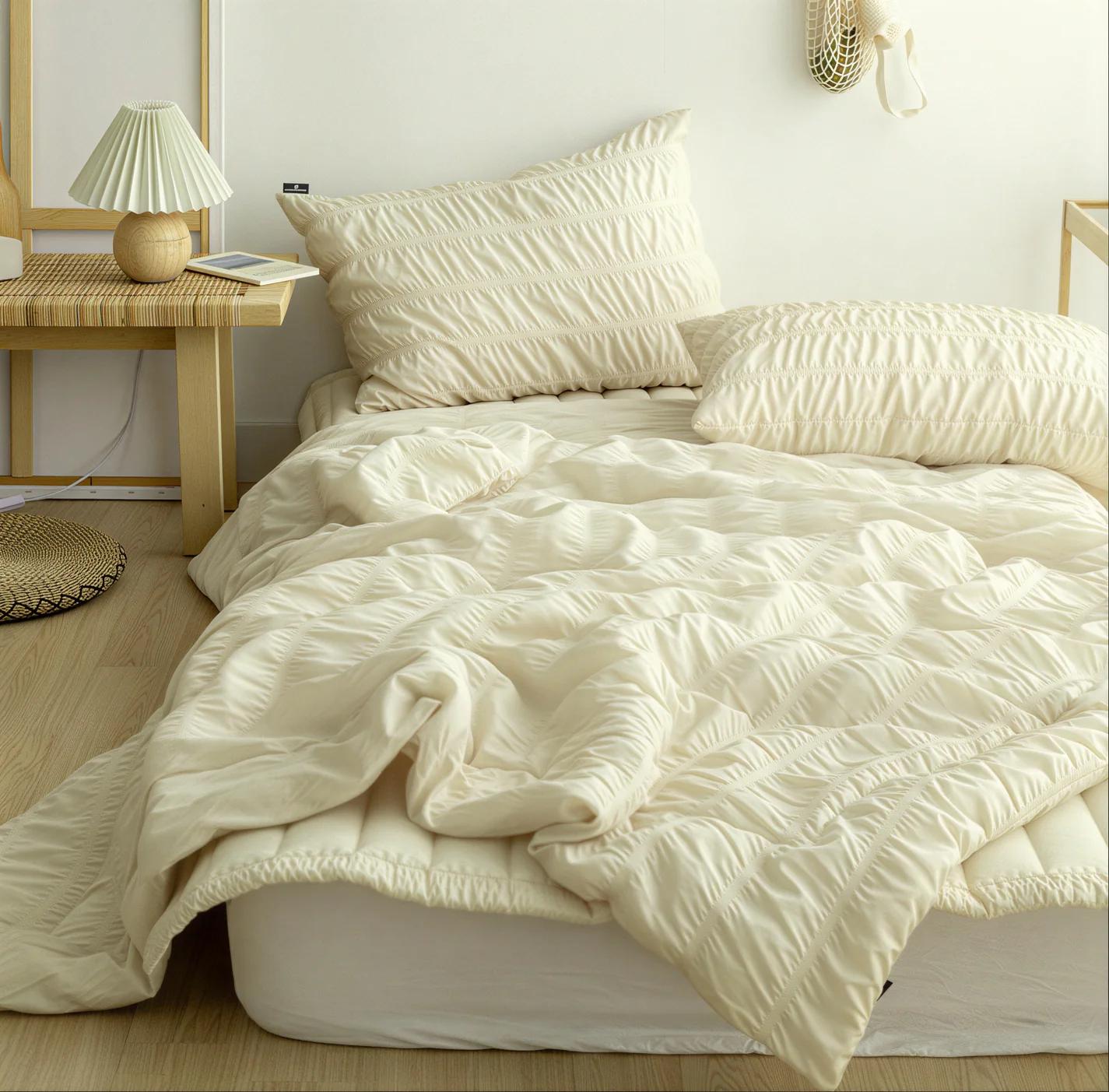 Cool Ripple Seersucker Quilt Comforter - Image 5