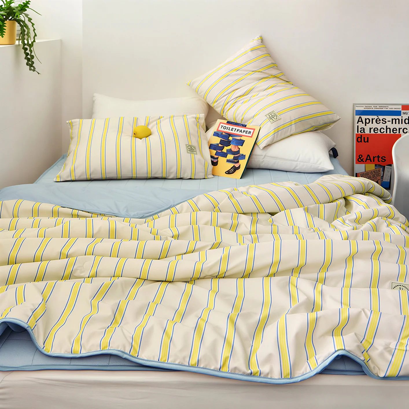 Cooling Washed Summer Comforter Set - Image 4