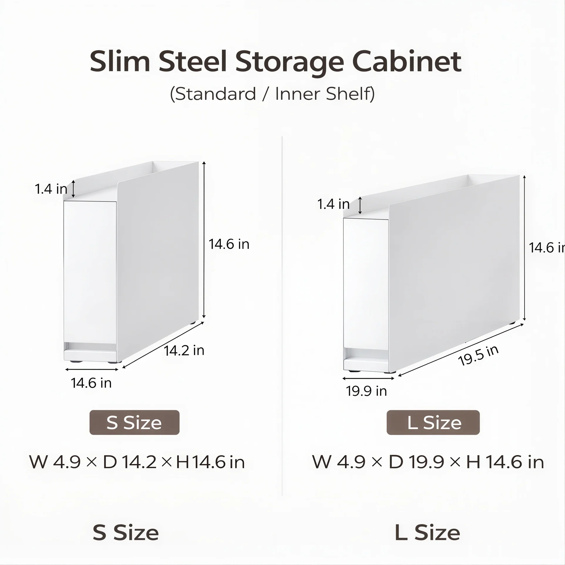 Cucinito Slim Pull-Out Storage Organizer - Image 7