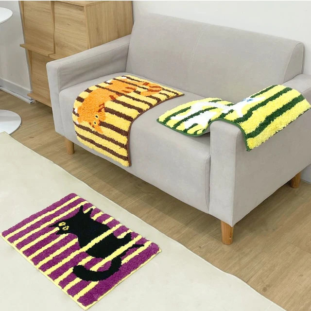 Curious Cat Tufted Accent Mat - Image 7