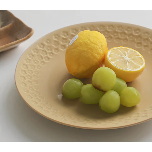 Daisy Rim Ceramic Plate - Image 4