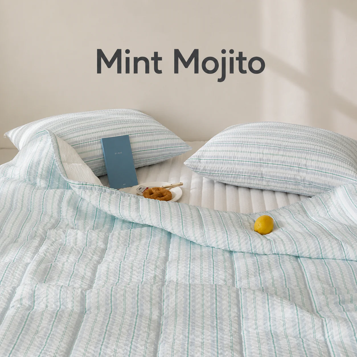 Dear Summer Seersucker Summer Comforter Set - Image 13