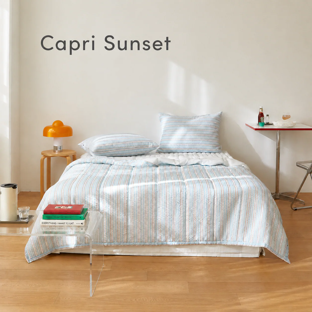 Dear Summer Seersucker Summer Comforter Set - Image 5