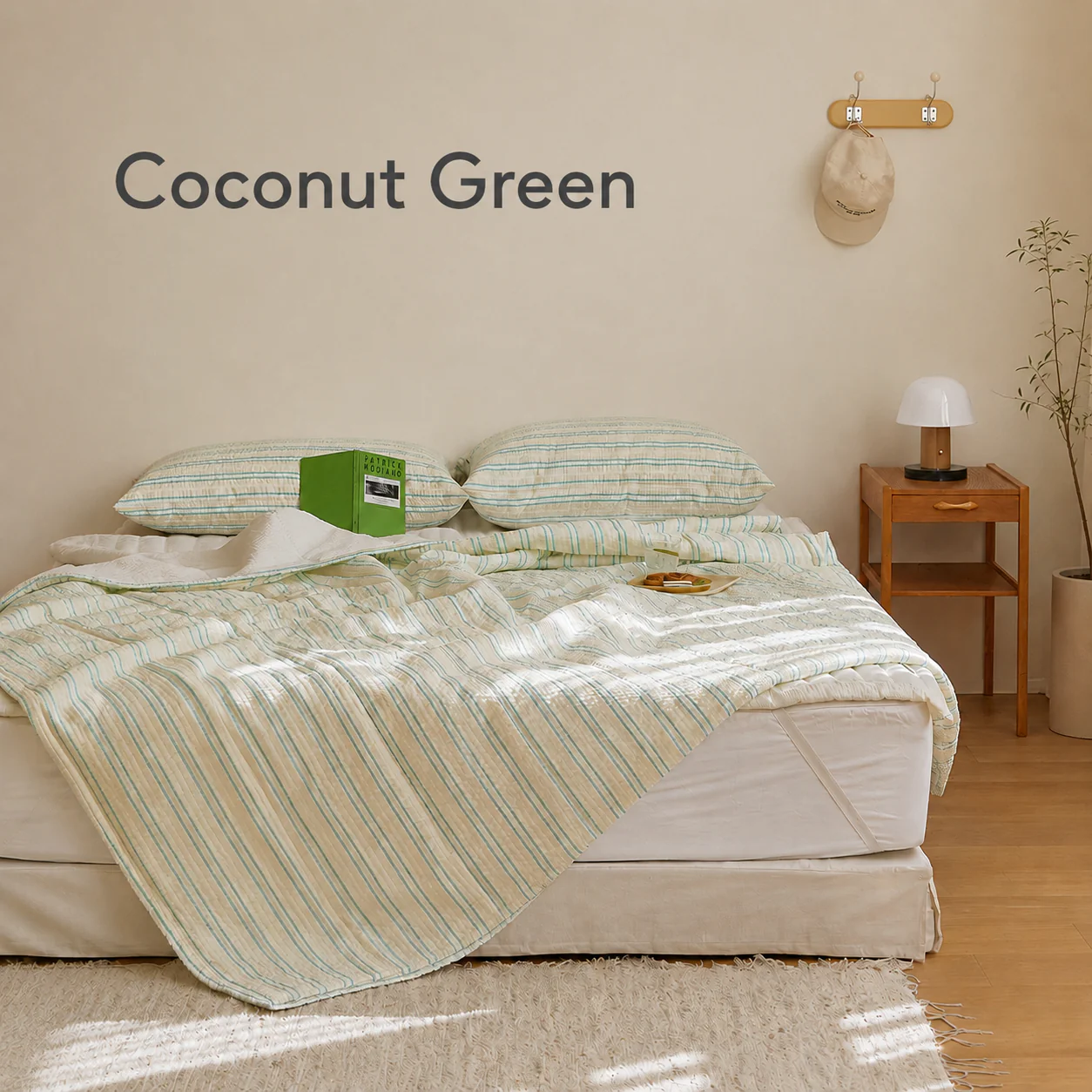 Dear Summer Seersucker Summer Comforter Set - Image 6