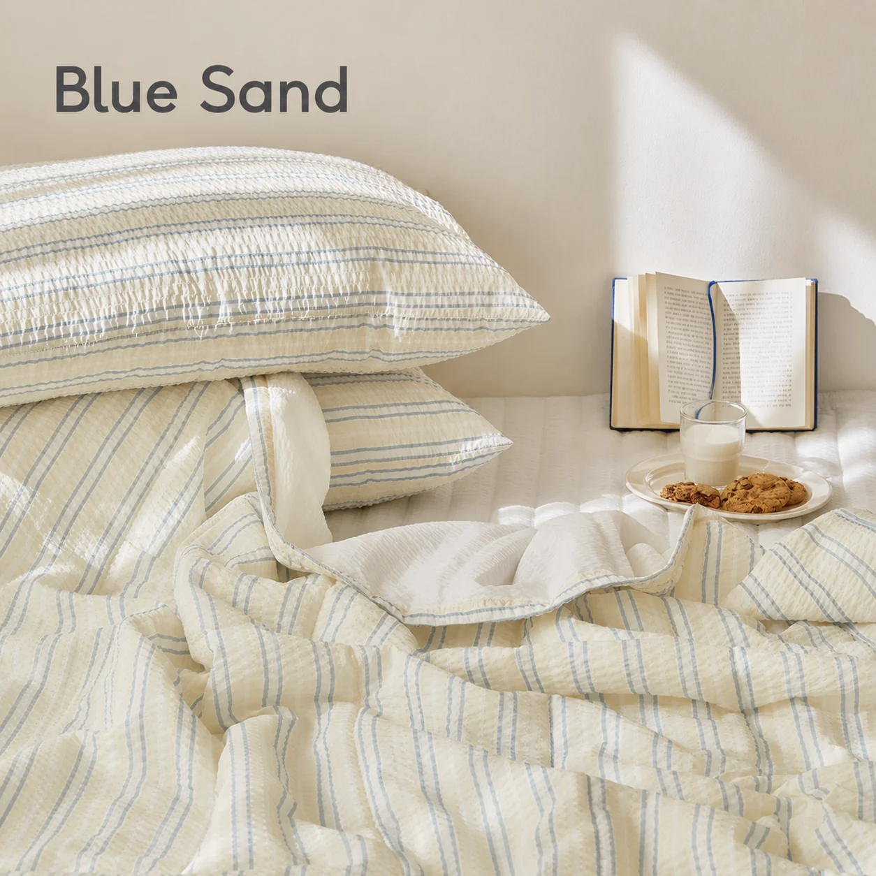 Dear Summer Seersucker Summer Comforter Set - Image 9