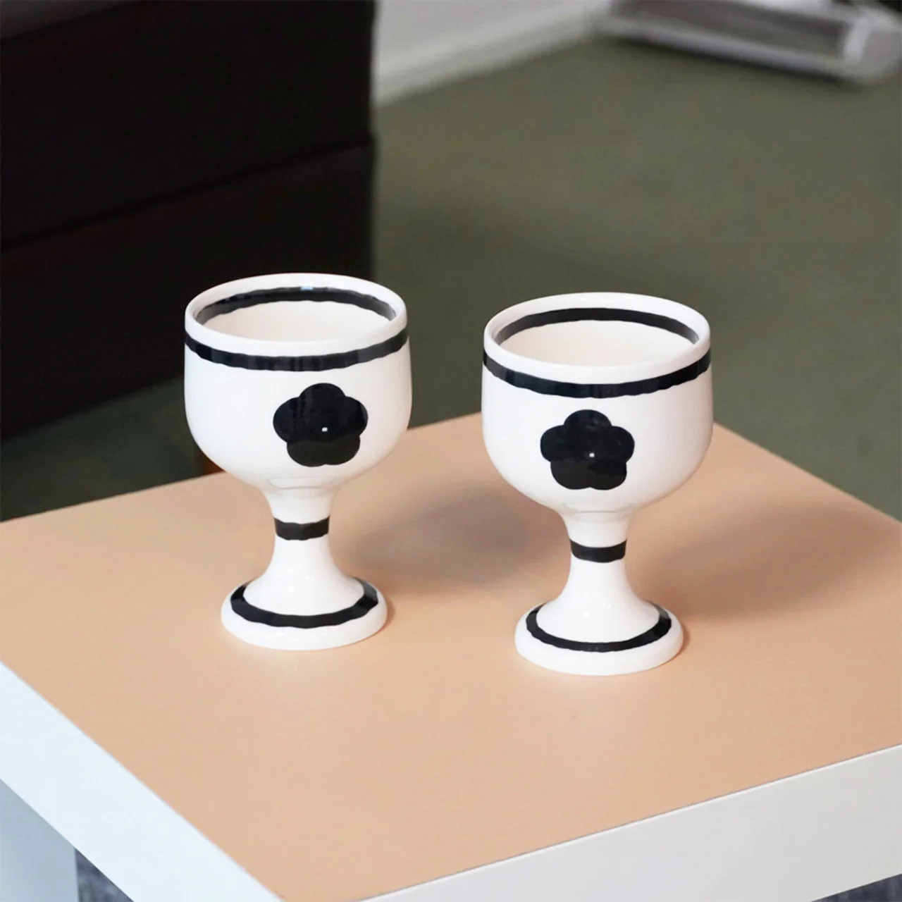 Drawing Flower Wine Glass (Set of 2) - Image 4