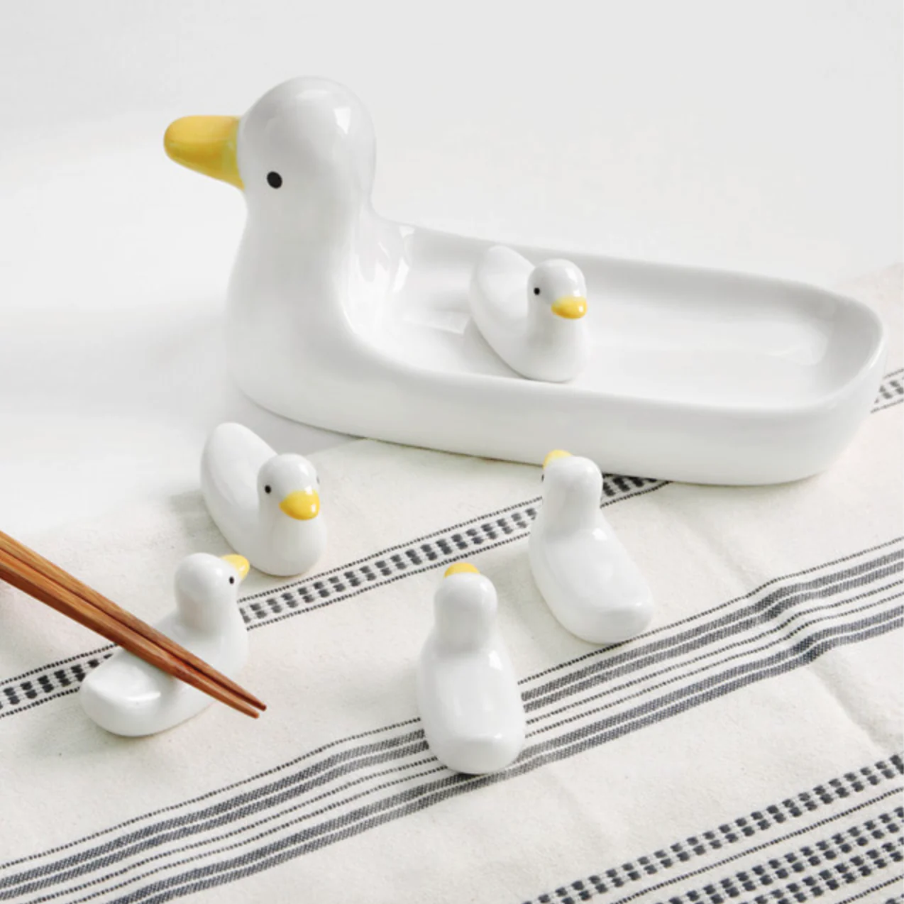 Duck Family Spoon Rest Set (6-Piece) - Image 3