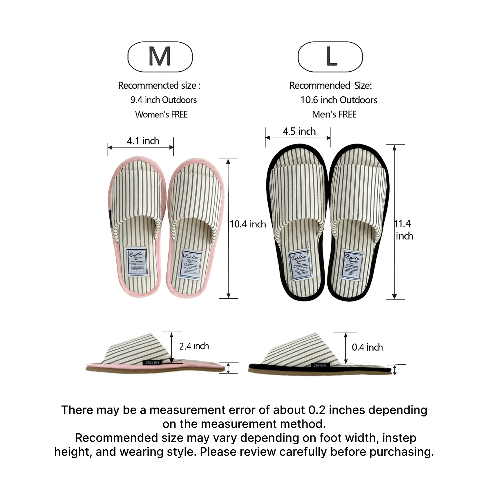 Earth Cozy Stripe Indoor Slippers - Image 8