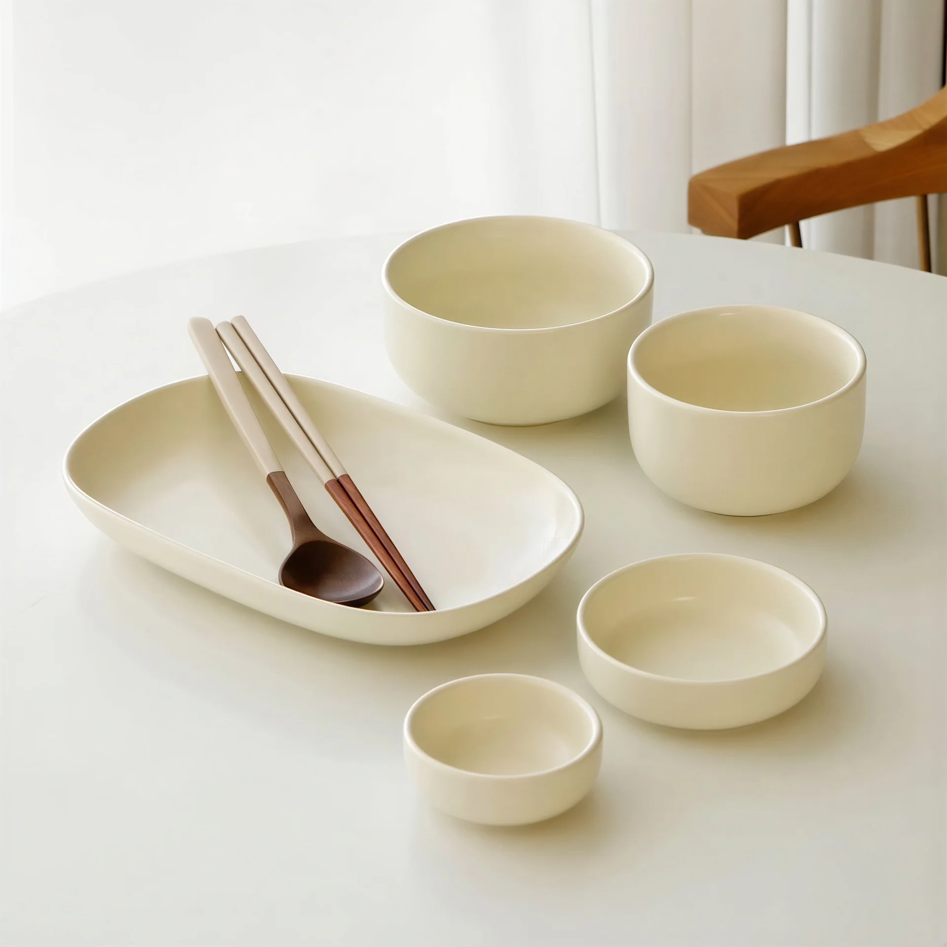 Every Meal Ceramic Dinnerware Set (5-Piece) - Image 9