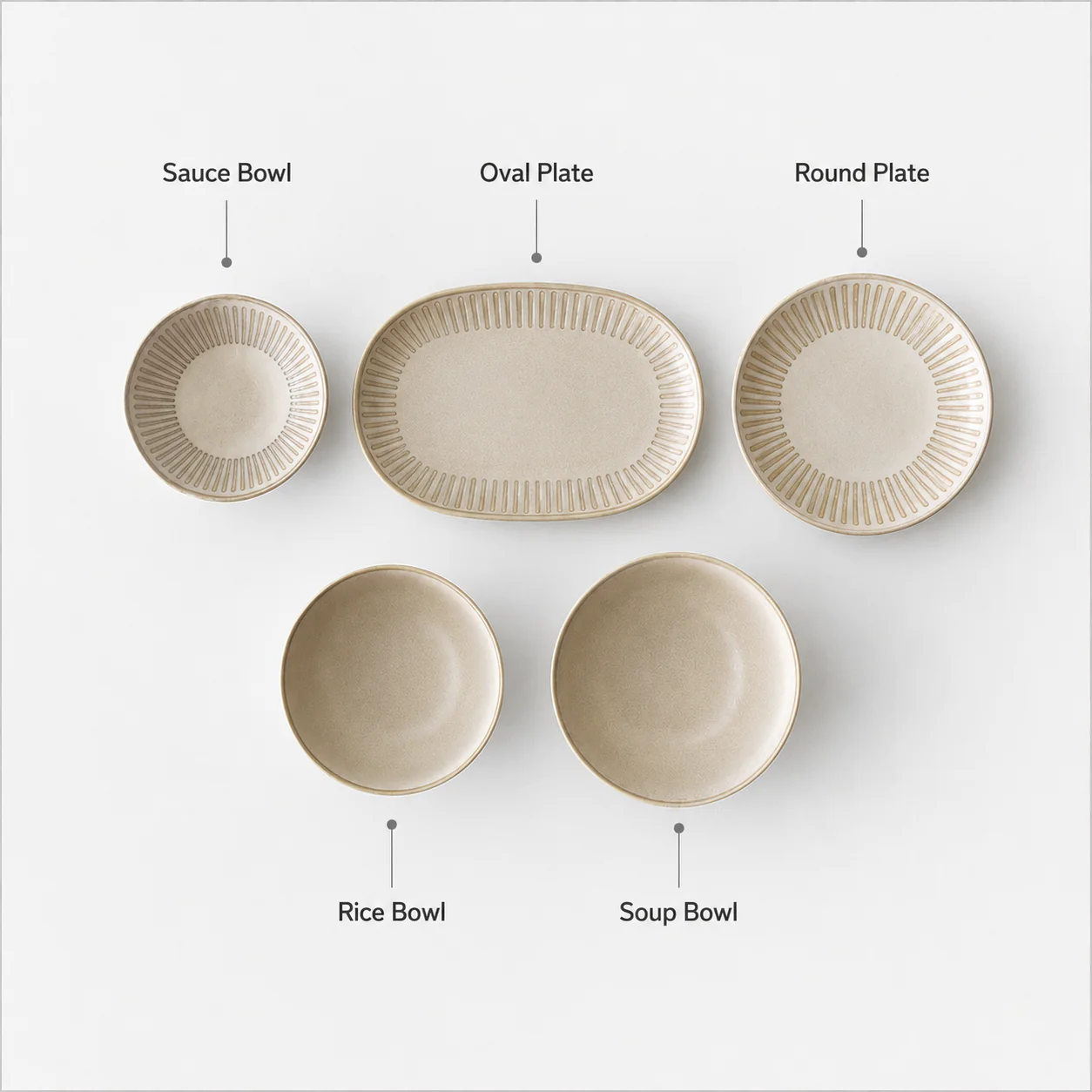 Everyday Collection Dinnerware Set for 2 (10-Piece) - Image 7