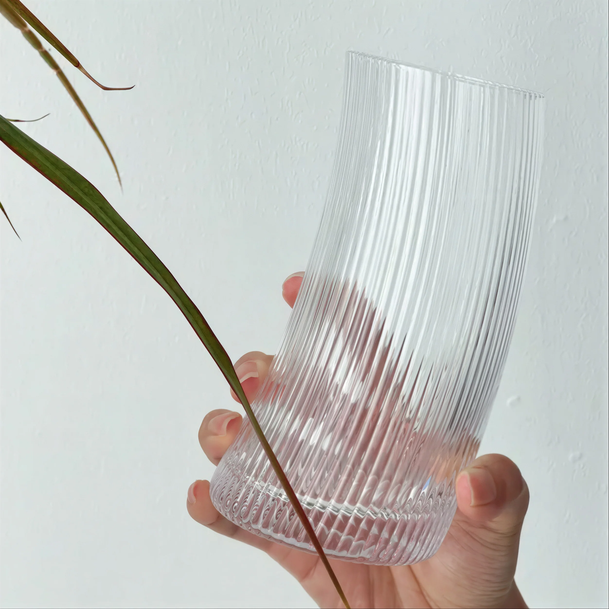 Fluted Arc Glass Tumbler - Image 3