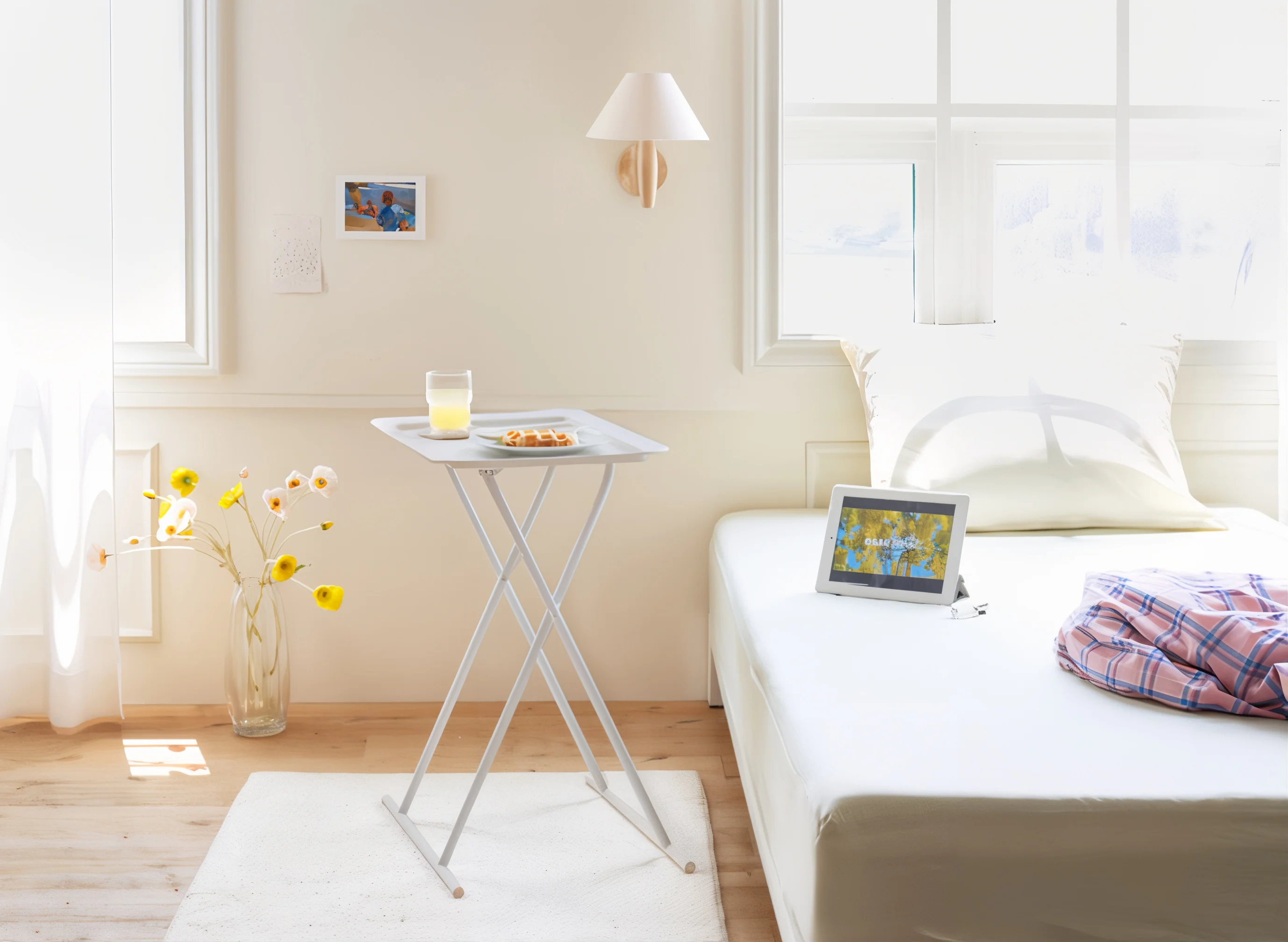 Foldable Steel Side Table - Image 11