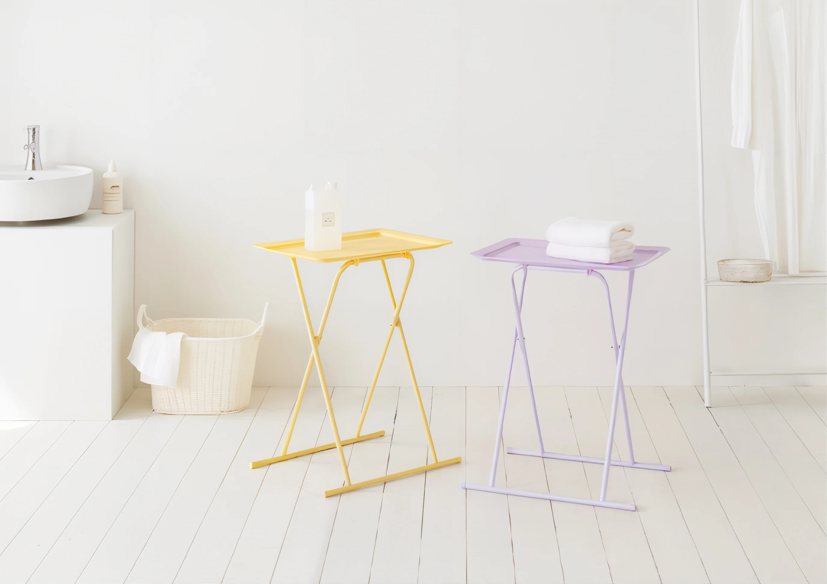Foldable Steel Side Table - Image 18