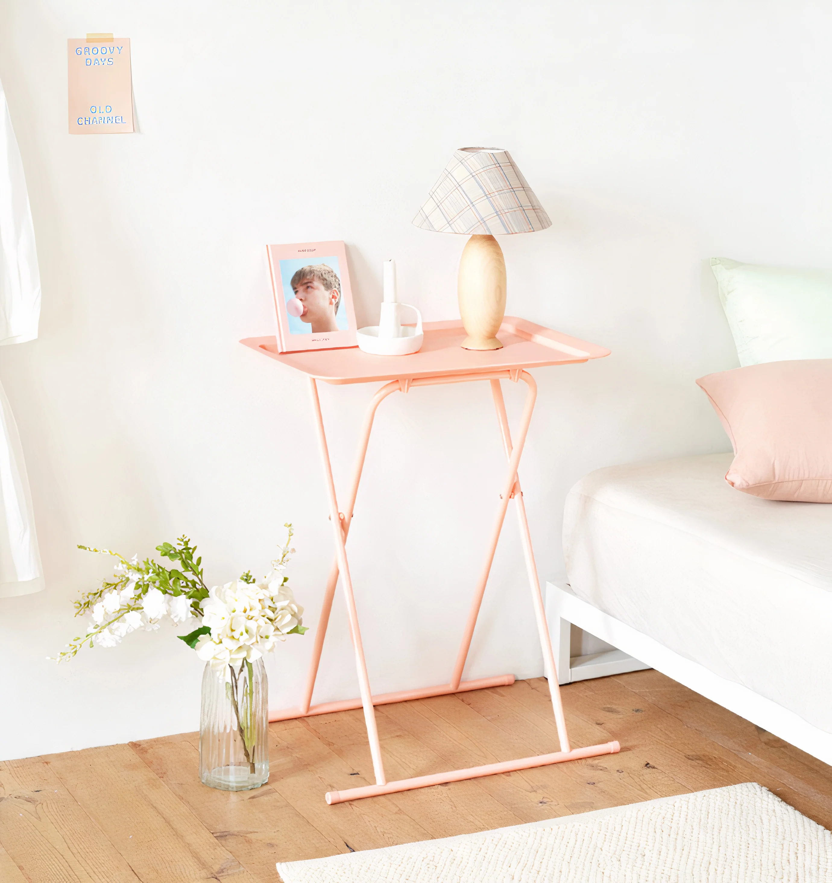 Foldable Steel Side Table - Image 6