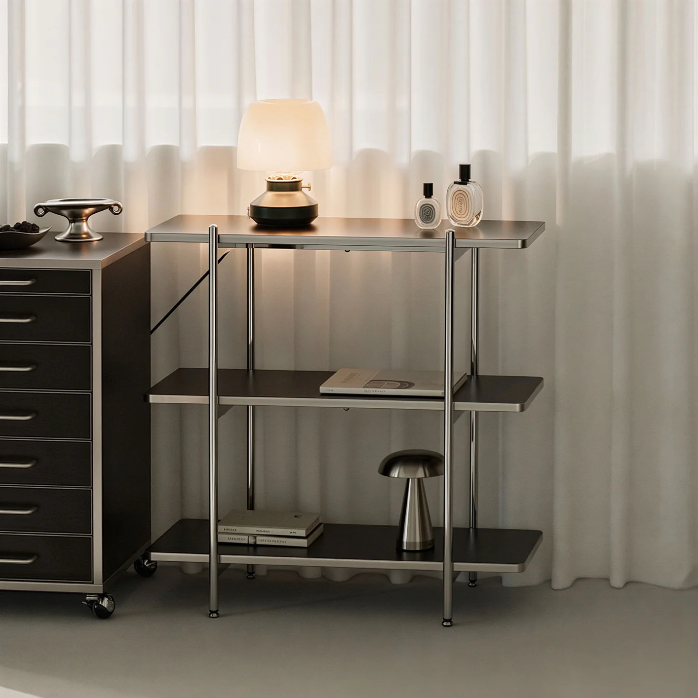 Gott Mid-Century Square Shelf