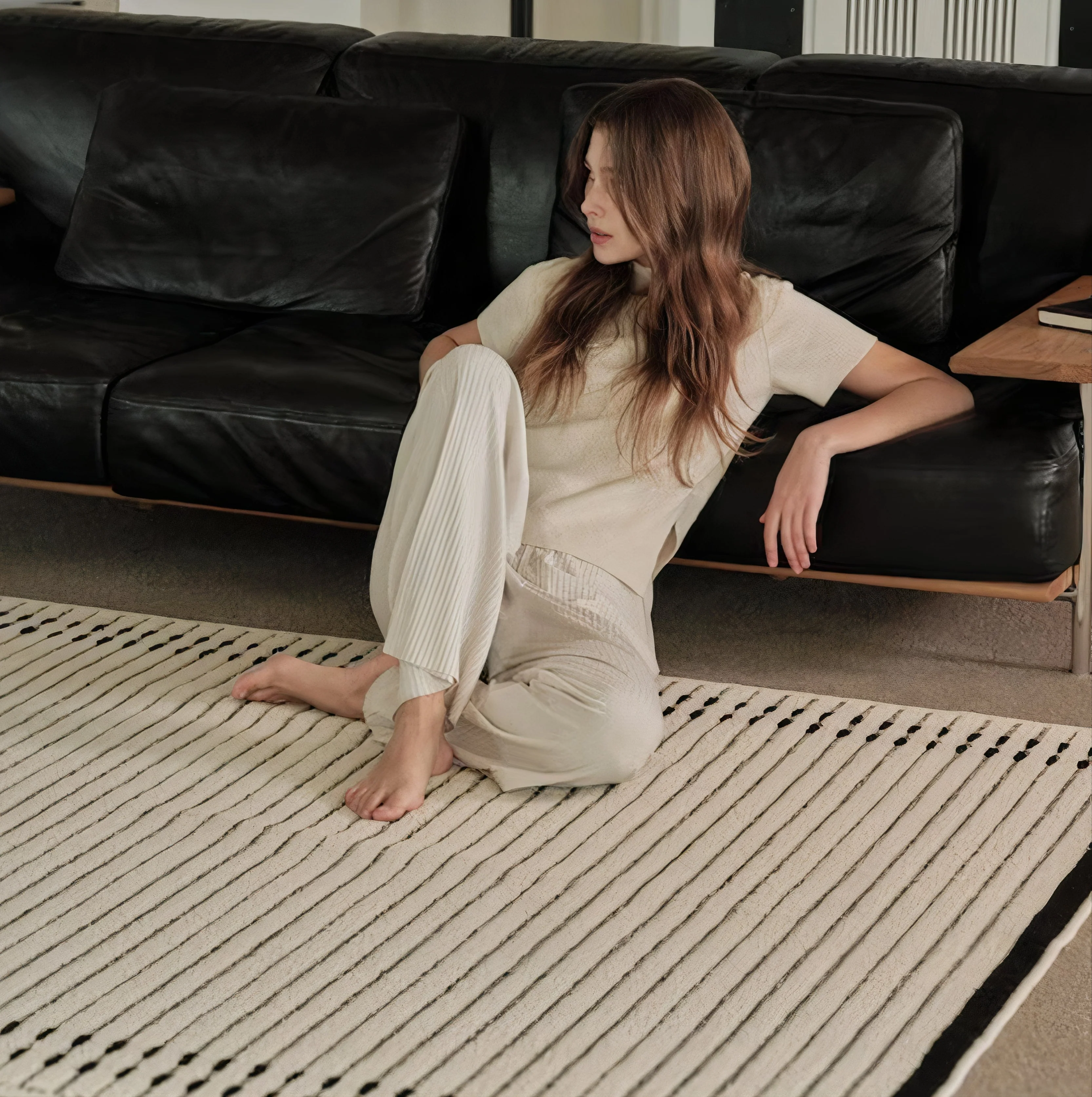 Highland Stripe Flatweave Rug - Image 3