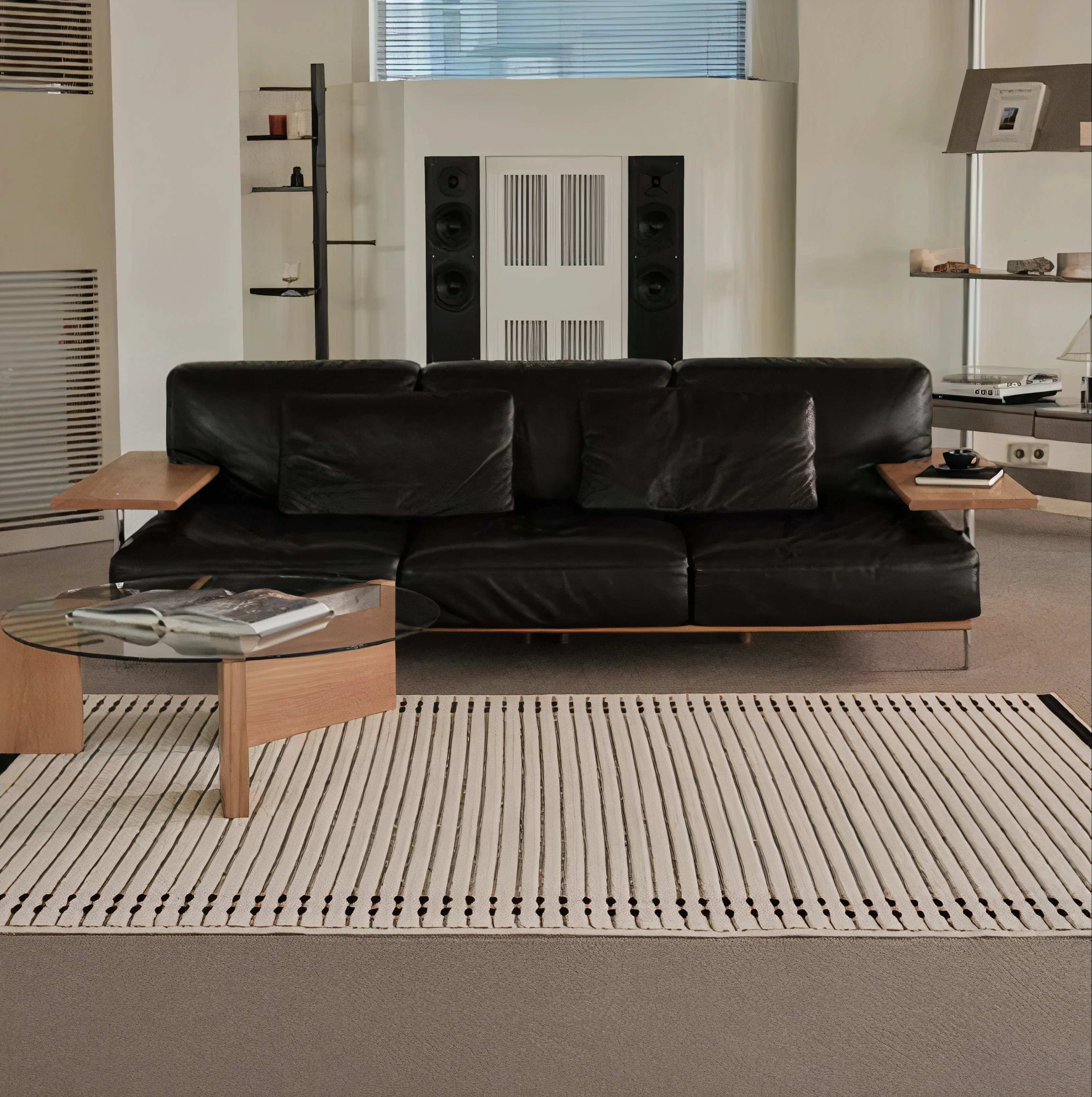 Highland Stripe Flatweave Rug - Image 4