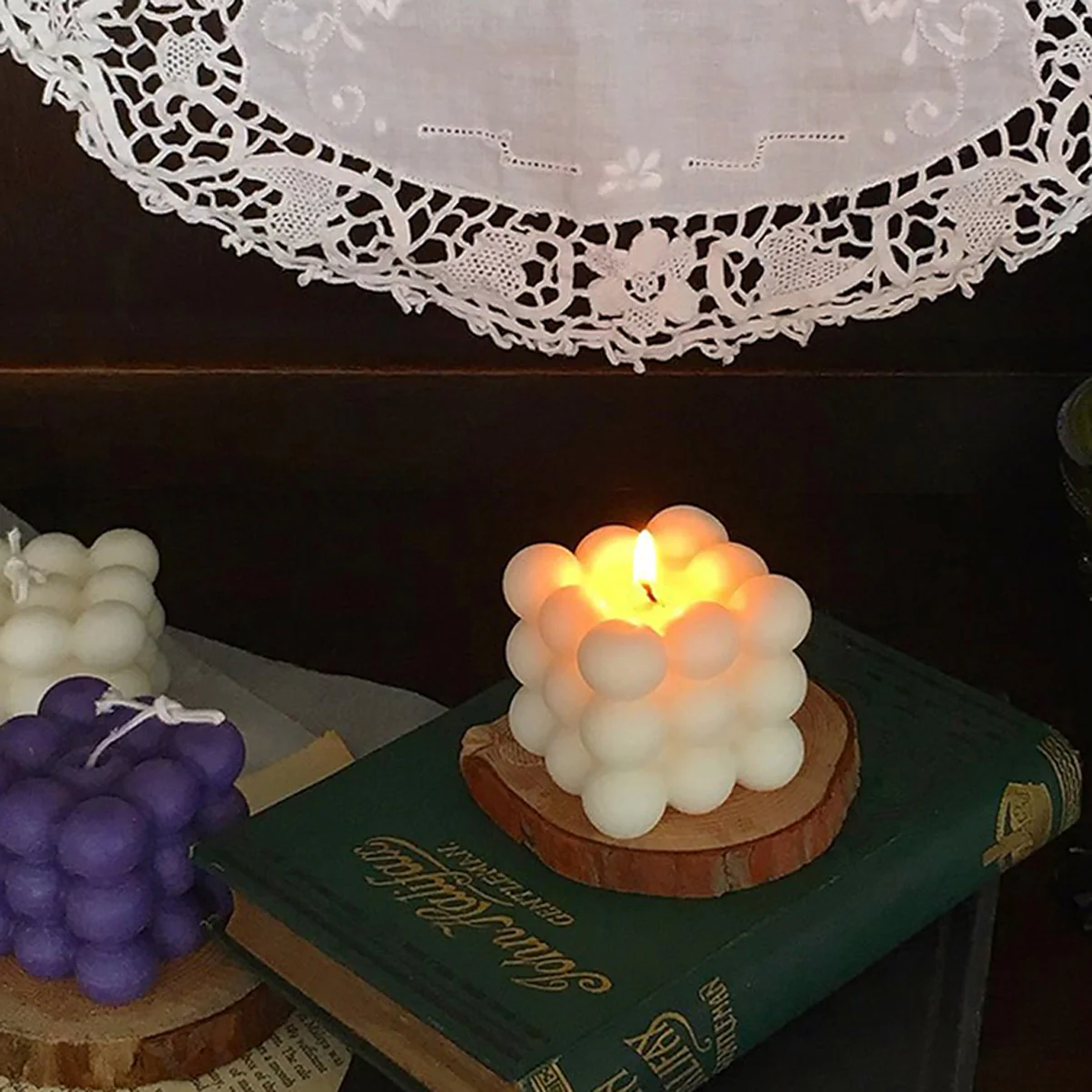 6-Piece Bubble Candle & Home Décor Gift Set - Image 5