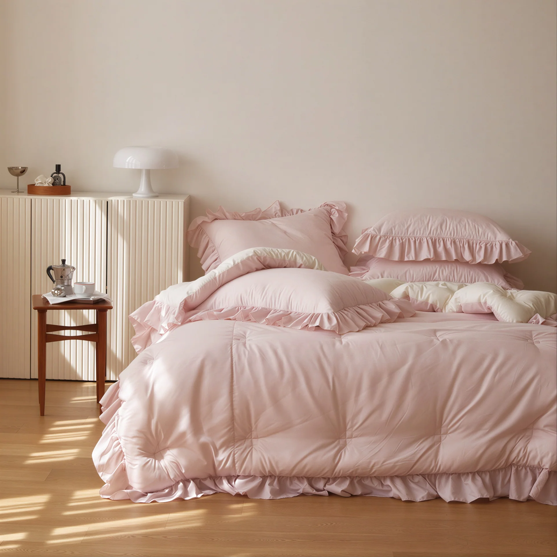 Hotel Style Dust Free Frill Comforter - Image 22
