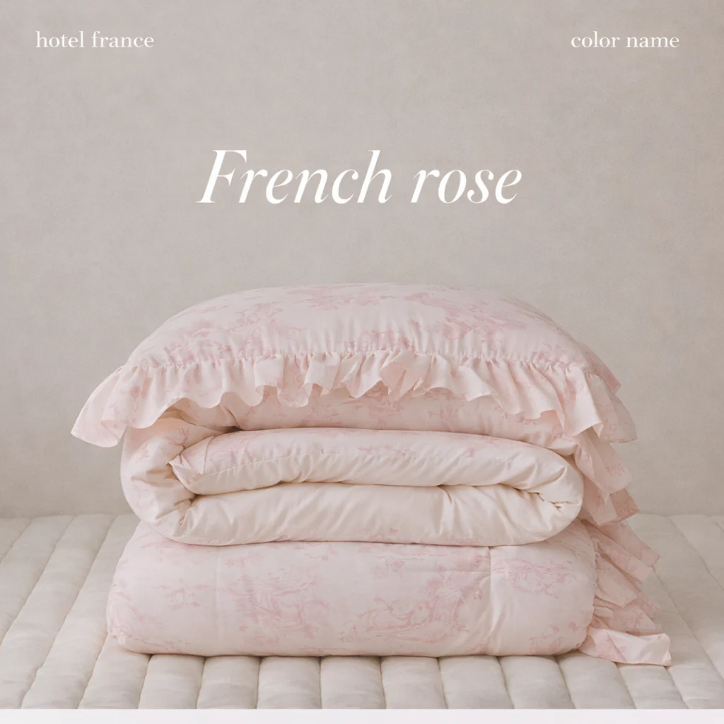 Hotel Style Dust Free Frill Comforter - Image 3