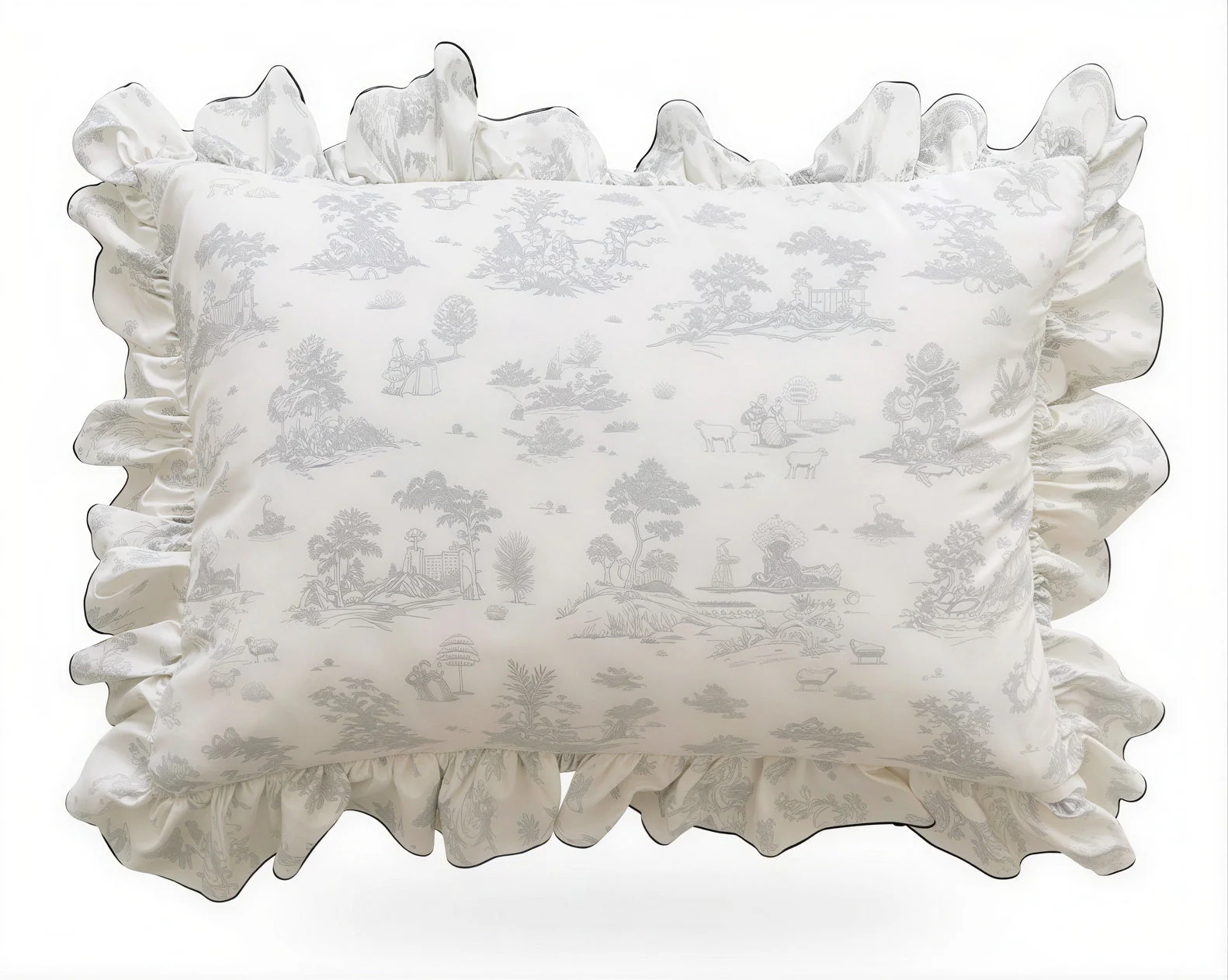 Hotel Style Dust-Free Frill Pillowcase - Image 4