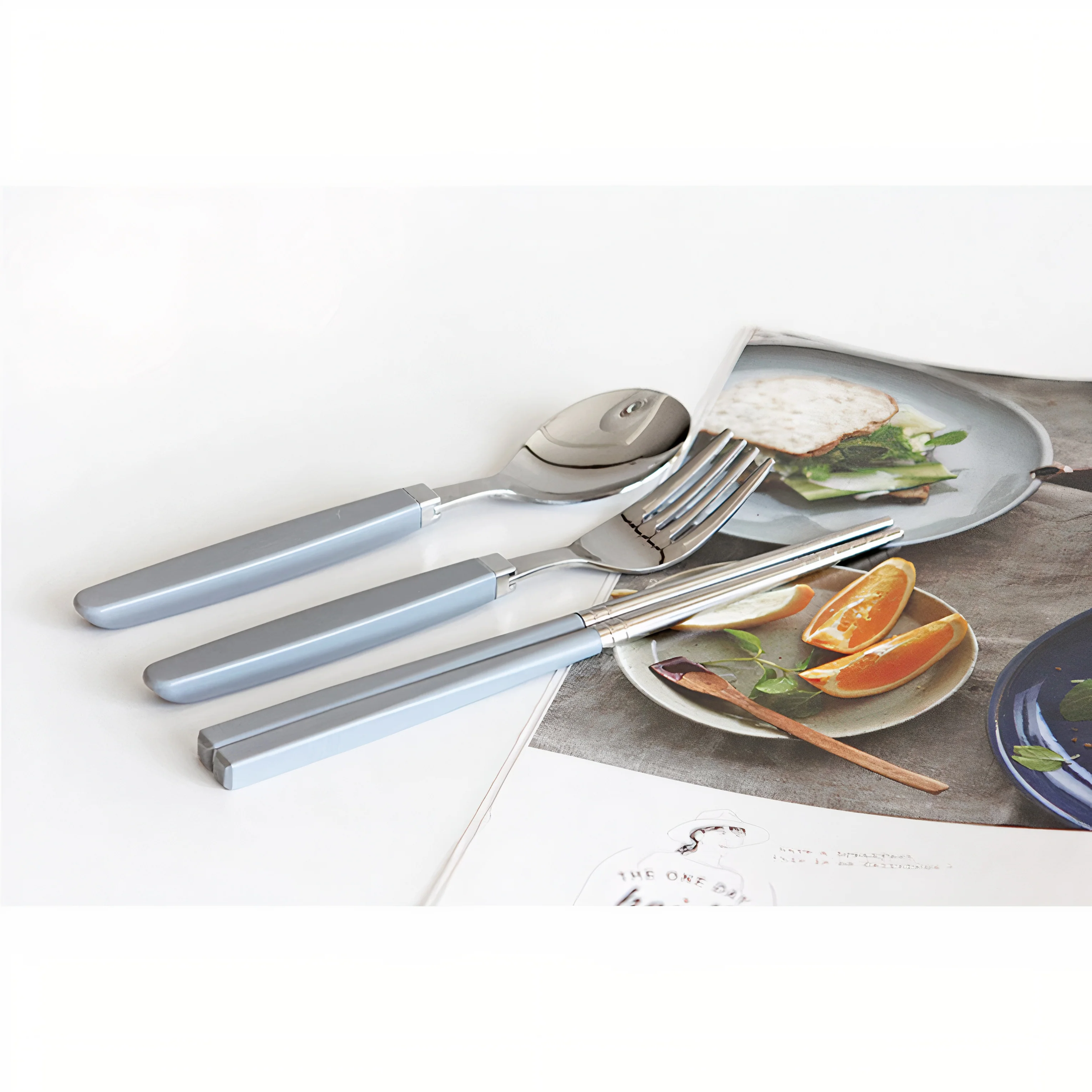 Kids Cutlery Set (Spoon, Fork & Chopsticks) - Image 5