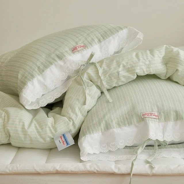 Little Sleepy Soft Lace Cotton Pillowcase - Image 5