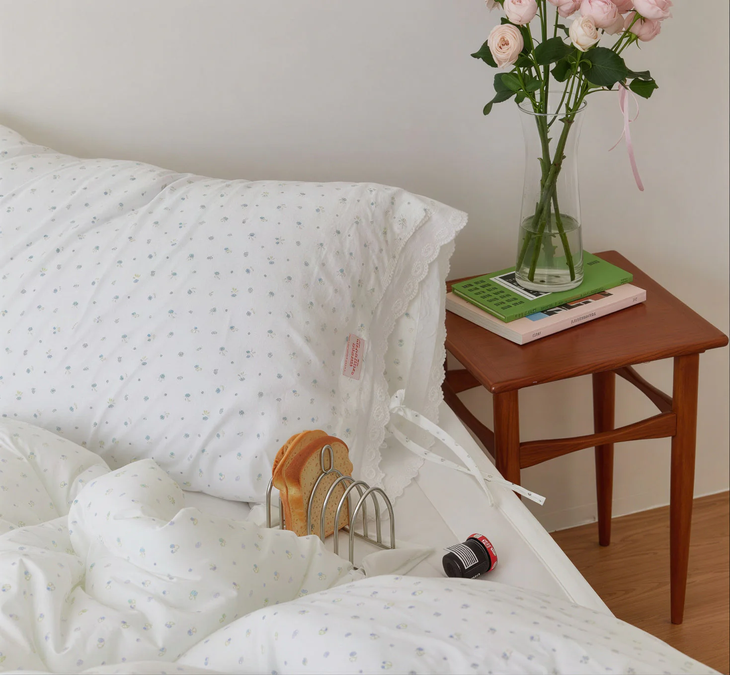 Little Sleepy Soft Lace Cotton Pillowcase - Image 6