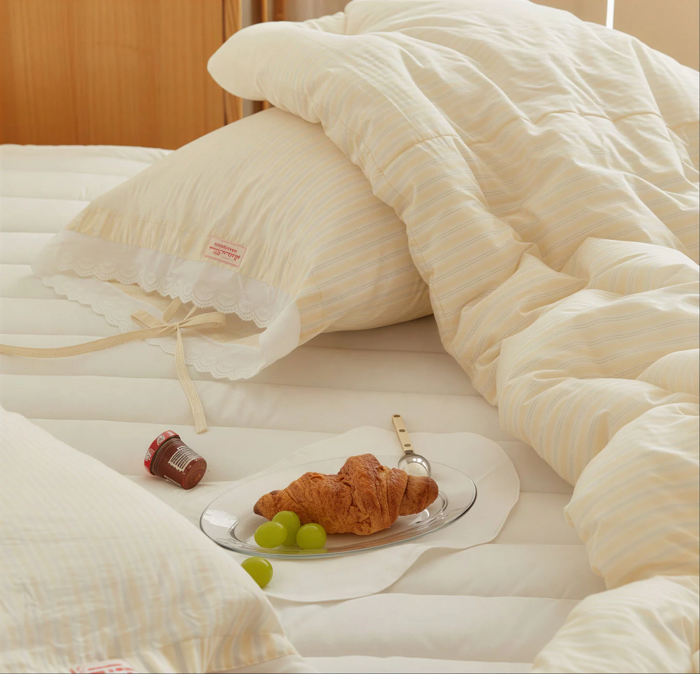 Little Sleepy Soft Lace Cotton Pillowcase - Image 8