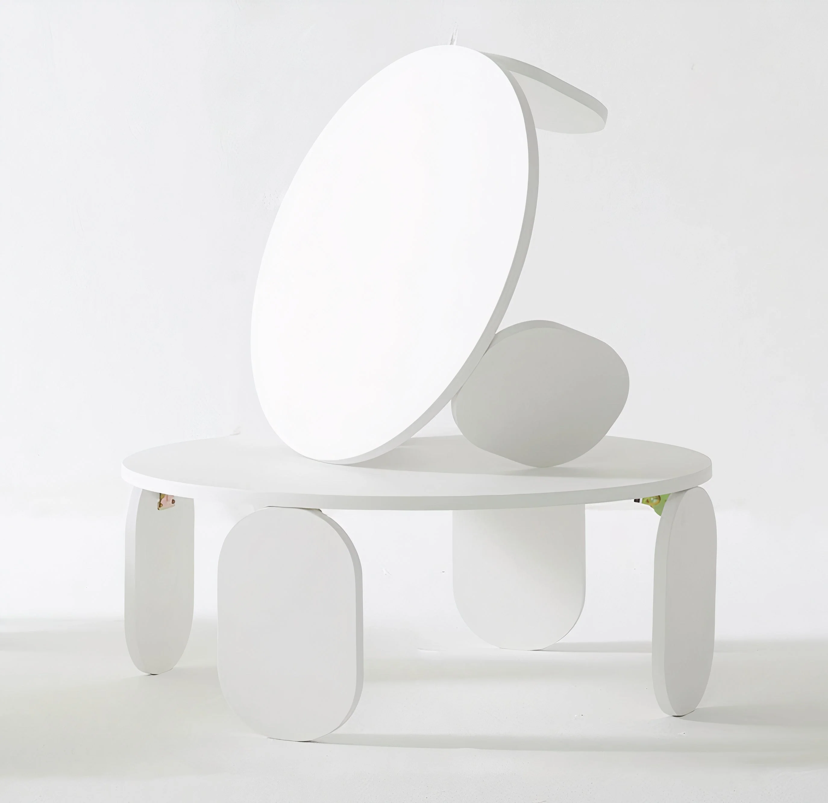 Louis Modular Foldable Wooden Coffee Table - Image 12